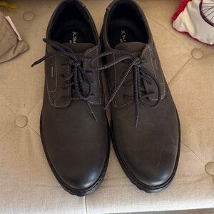 Josef Seibel Dark Brown Leather Oxfords